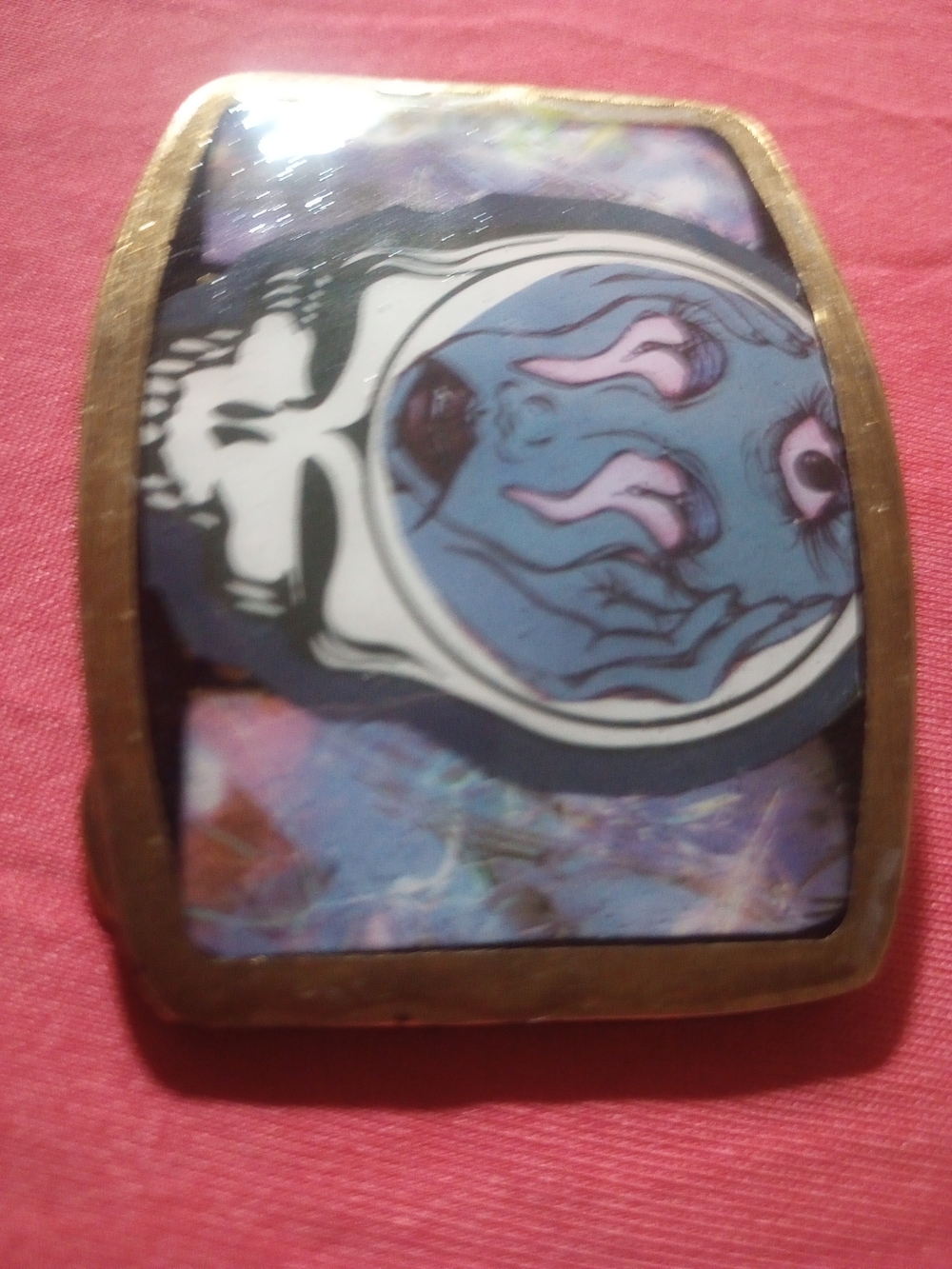 Grateful Dead Melt Your Face Right Off Your Head Belt Buckle-Unisex